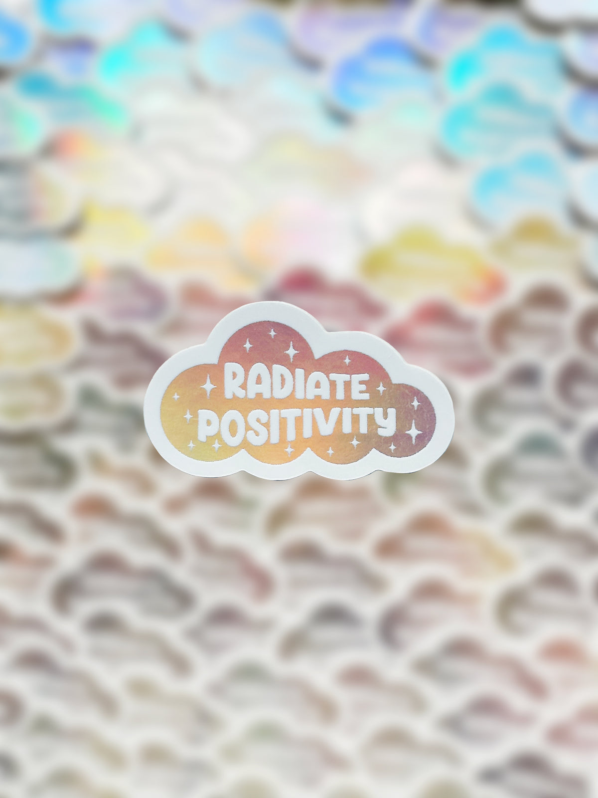 Radiate Positivity Sticker