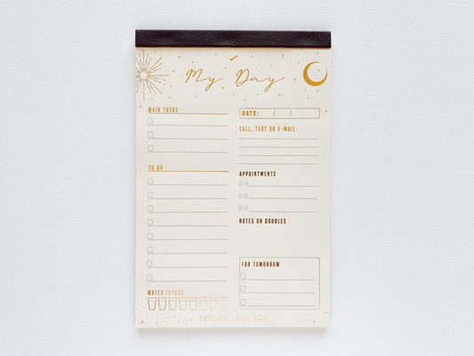 The Golden Daily Notepad