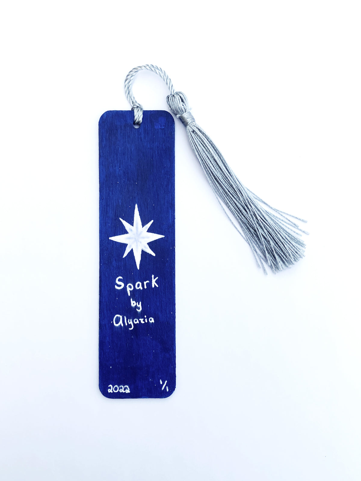 Full Moon Painted Bookmark