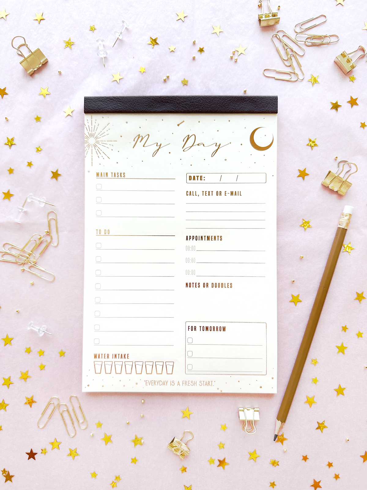 The Golden Daily Notepad