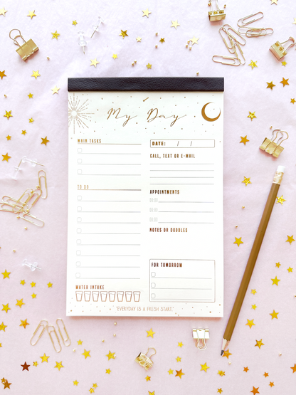 The Golden Daily Notepad