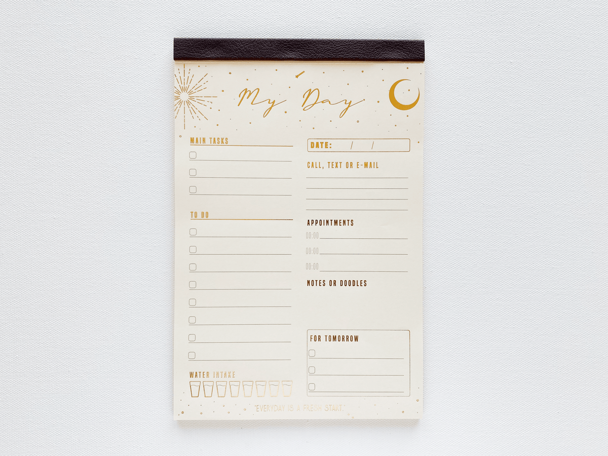 The Golden Daily Notepad