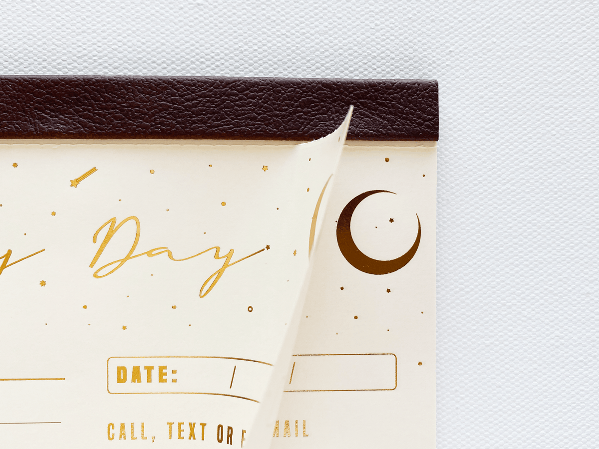 The Golden Daily Notepad