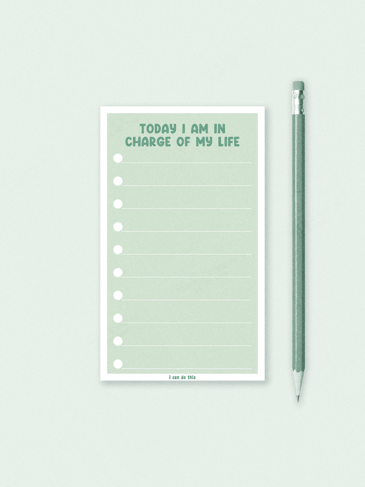 The Pastel Notepad - Green