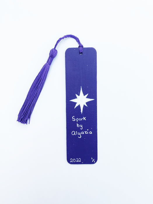 Northern Lights Painted Bookmark