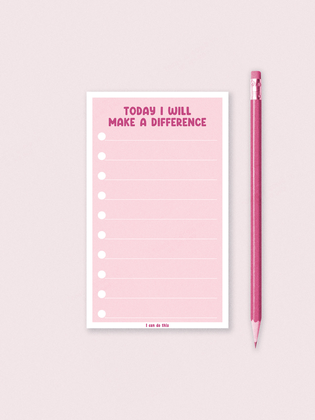 The Pastel Notepad - Pink