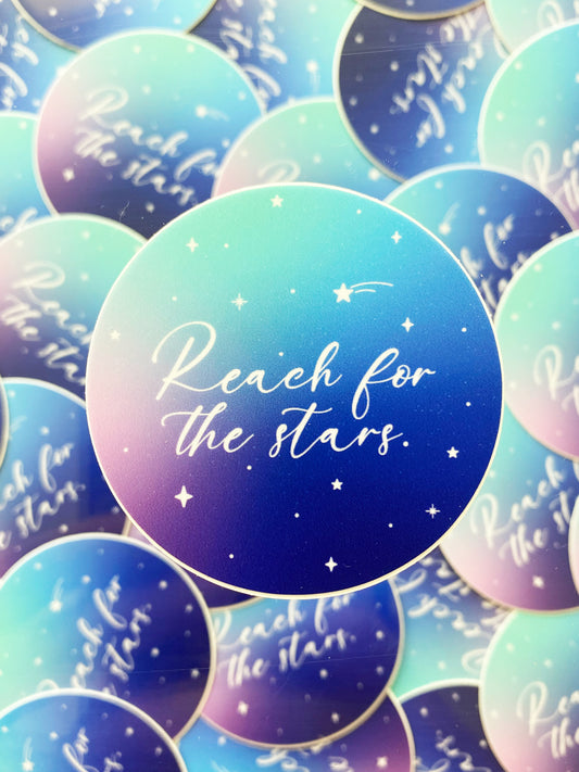 Reach the Stars Sticker
