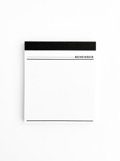The Onyx Remember Memo Pad