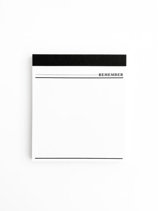 The Onyx Remember Memo Pad