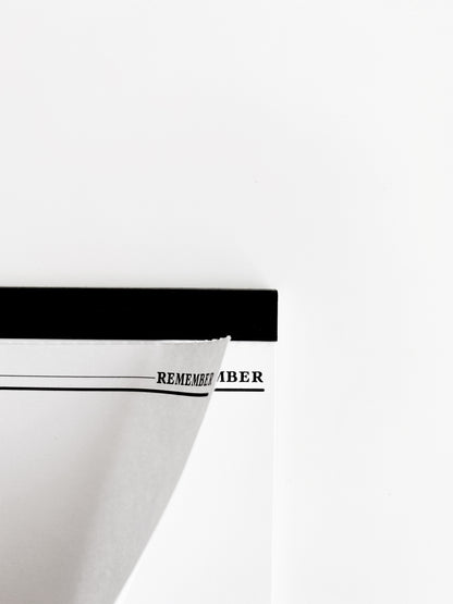 The Onyx Remember Memo Pad