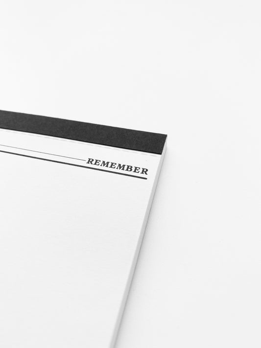The Onyx Remember Memo Pad