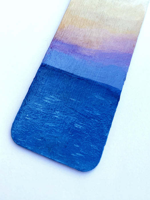 Sunset Painted Bookmark